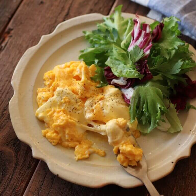 完璧なスクランブルエッグのレシピ