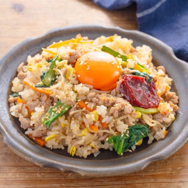 焼肉のたれで簡単！ビビンバ風炒め飯
